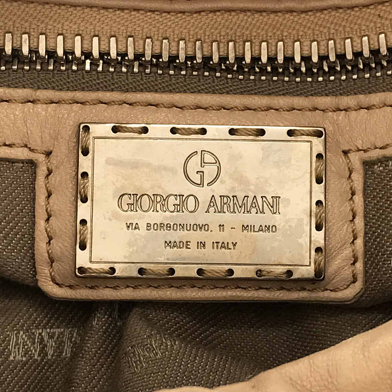 GIORGIO ARMANI / ジョルジオアルマーニ クロワッサン トート ショルダーバッグ