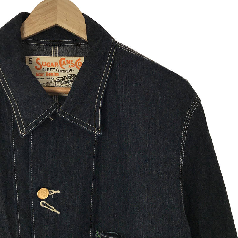 SUGAR CANE / シュガーケーン 11oz. BLUE DENIM WORK COAT デニム ワークコート カバーオールジャケット