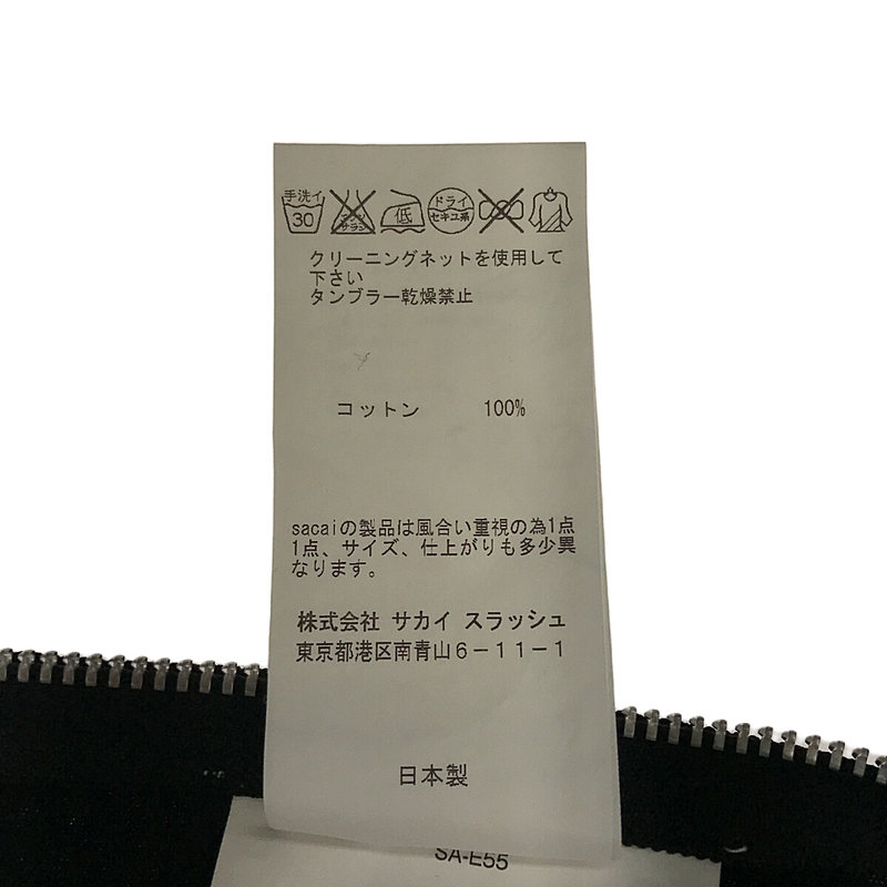 sacai / サカイ GMHC サイドジップ プリントTシャツ
