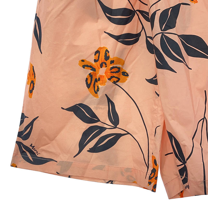 MARNI / マルニ フラワー 総柄 コットン ワイド イージーパンツ