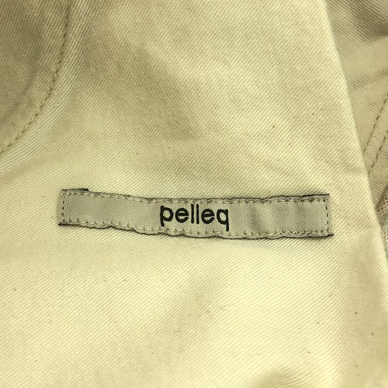 pelleq / ぺレック コットン ワイド タックパンツ