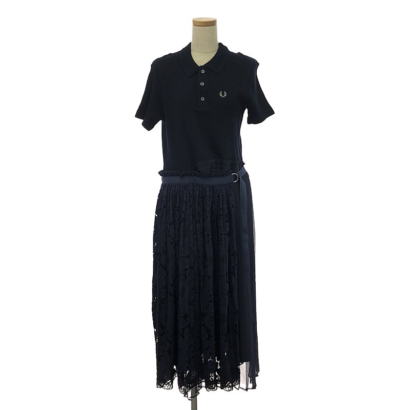 FRED PERRY フレッドペリーコラボ ポロシャツドッキング レース FRED PERRY フレッドペリーコラボ ポロシャツドッキング レース