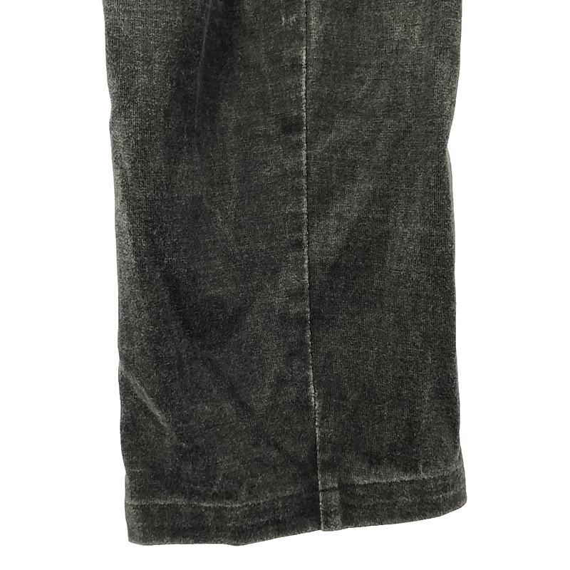 KAZUYUKI KUMAGAI ATTACHMENT / カズユキクマガイアタッチメント コーティング度詰天竺 アンクルカットジョッパーズパンツ