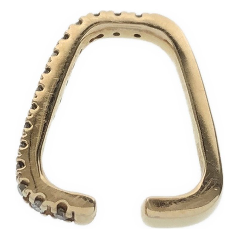 Hirotaka / ヒロタカ K10 0.07 Gossamer スクエア ダイヤモンド イヤーカフ