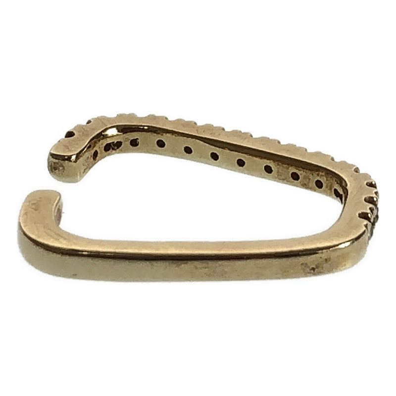 Hirotaka / ヒロタカ K10 0.07 Gossamer スクエア ダイヤモンド イヤーカフ