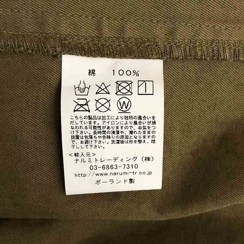 HTS / エイチティーエス HARROW TOWN STORES HEAVY WEIGHT COTTON TWILL OVERDYED DOUBLE OVER COAT