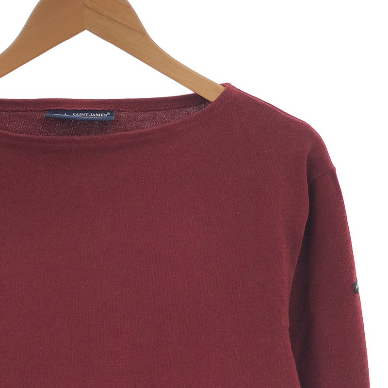 SAINT JAMES / セントジェームス OUESSANT SOLID ウエッソン ソリッド バスクシャツ