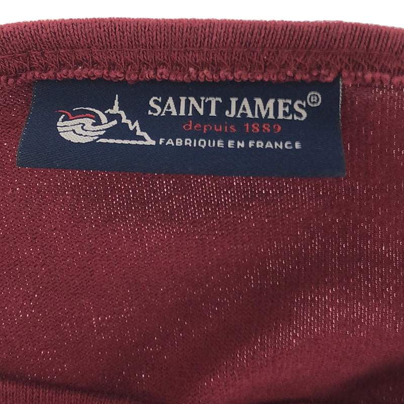 SAINT JAMES / セントジェームス OUESSANT SOLID ウエッソン ソリッド バスクシャツ