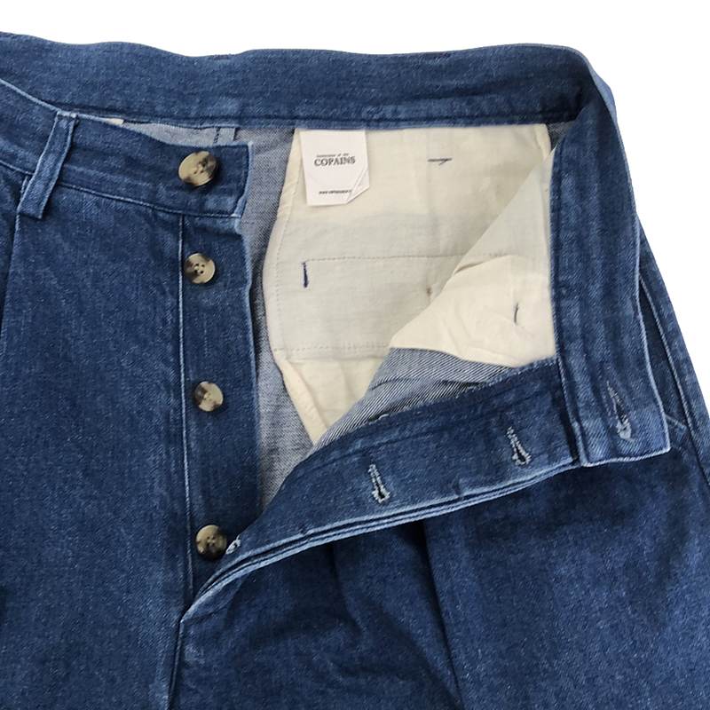 veritecoeur / ヴェリテクール et ses COPAINS タック テーパード デニムパンツ