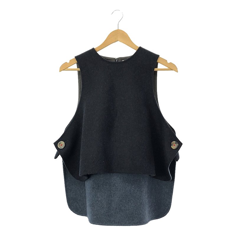 WIDE-BOX VEST ウールベスト