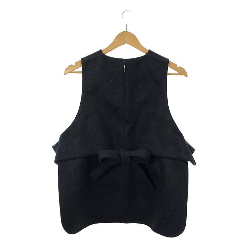 ENFOLD / エンフォルド WIDE-BOX VEST ウールベスト