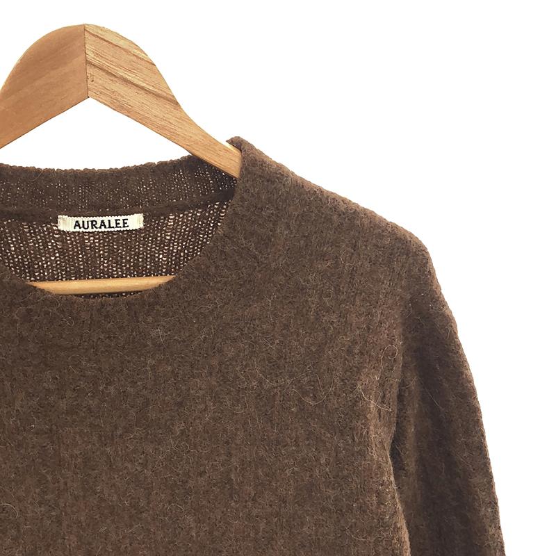 AURALEE / オーラリー BABY ALPACA WOOL WIDE RIB KNIT ニット