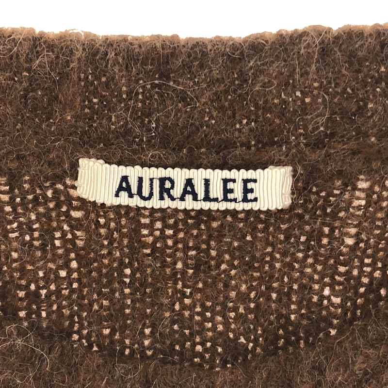 AURALEE / オーラリー BABY ALPACA WOOL WIDE RIB KNIT ニット