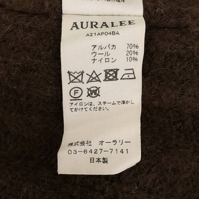 AURALEE / オーラリー BABY ALPACA WOOL WIDE RIB KNIT ニット