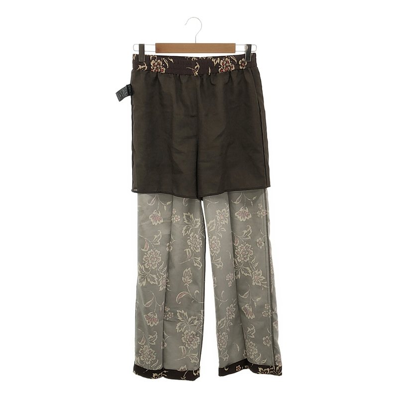 Deuxieme Classe / ドゥーズィエムクラス Hibiscus Print Pants / ドーローストリング ハイビスカスプリントパンツ