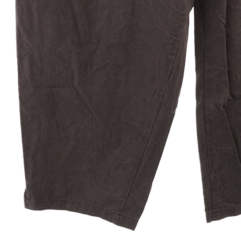 veritecoeur / ヴェリテクール et ses COPAINS コットン タック ワイド イージーパンツ