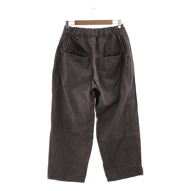 veritecoeur / ヴェリテクール et ses COPAINS コットン タック ワイド イージーパンツ