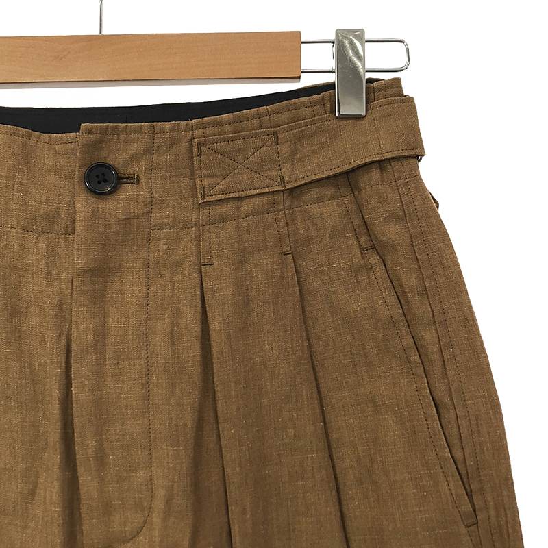 MARGARET HOWELL / マーガレットハウエル YARN DYED LINEN リネン トラウザーパンツ