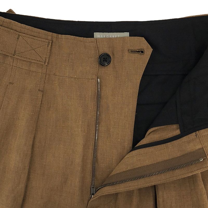 MARGARET HOWELL / マーガレットハウエル YARN DYED LINEN リネン トラウザーパンツ