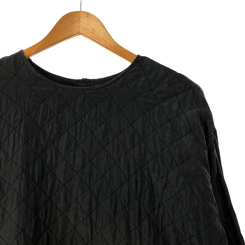 maison de SOIL / メゾンドソイル シルク キルティング ワンピース