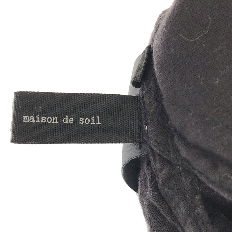 maison de SOIL / メゾンドソイル シルク キルティング ワンピース