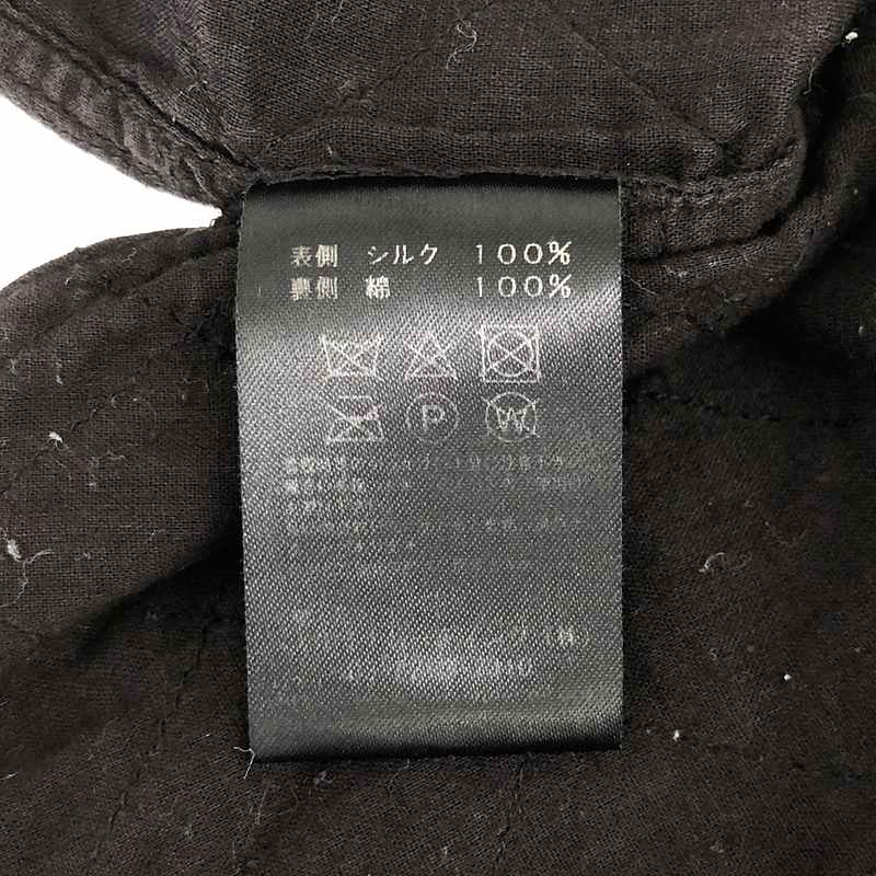 maison de SOIL / メゾンドソイル シルク キルティング ワンピース