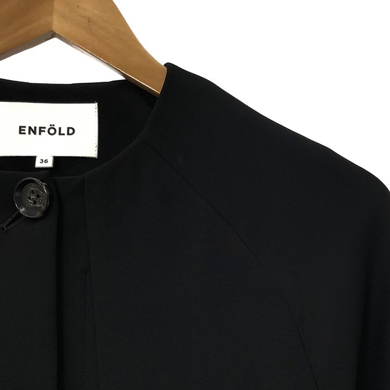 ENFOLD / エンフォルド BOX-TACK JACKET / ボックス タック PE ツイル ジャケット