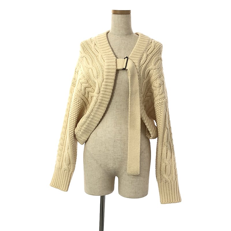 FISHERMAN BOLERO SWEATER カーディガン