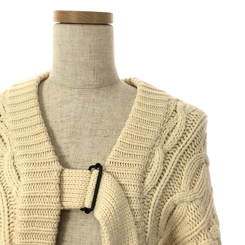 HYKE / ハイク FISHERMAN BOLERO SWEATER カーディガン