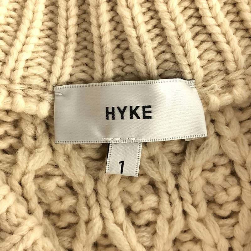 HYKE / ハイク FISHERMAN BOLERO SWEATER カーディガン