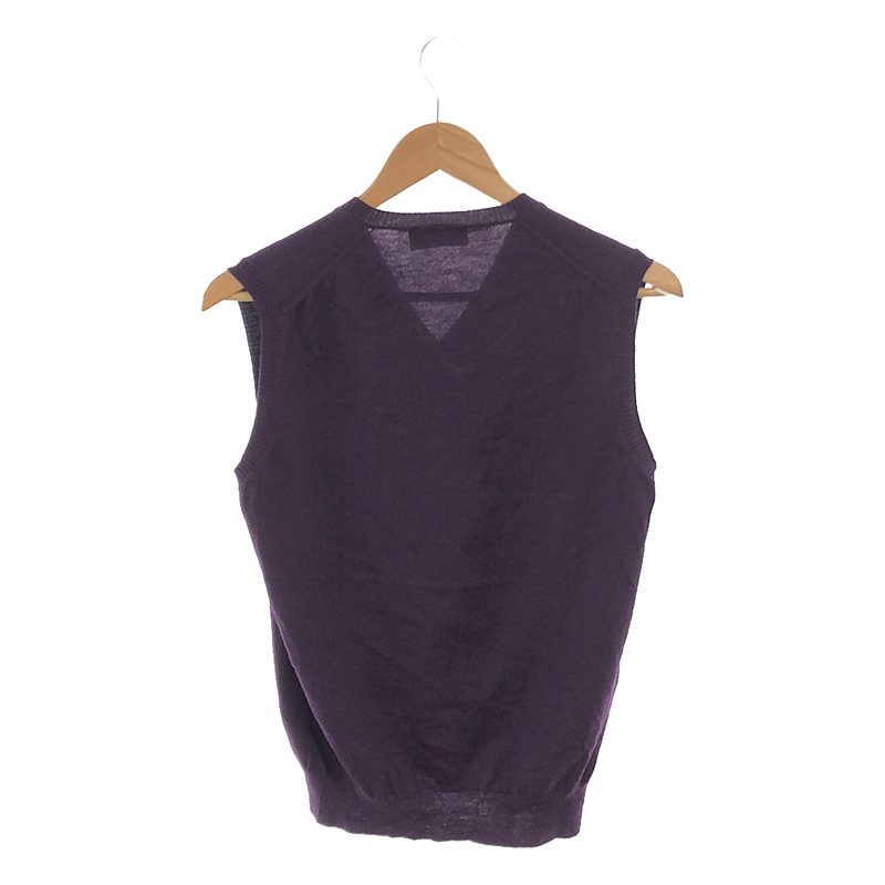 ZANONE / ザノーネ ウール ハイゲージ Vネック ニットベスト