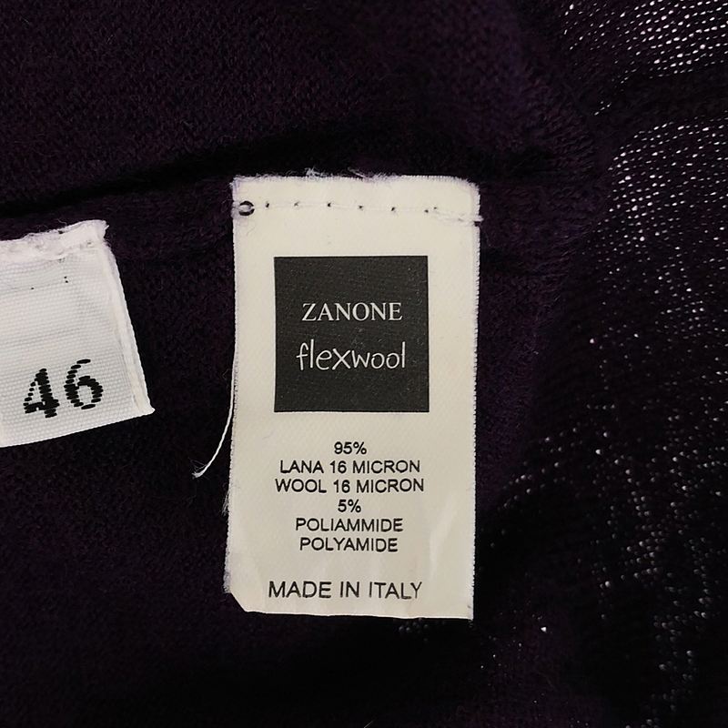 ZANONE / ザノーネ ウール ハイゲージ Vネック ニットベスト