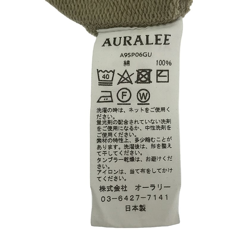 AURALEE / オーラリー SUPER SOFT SWEAT BIG SLEEVELESS /  スーパー ソフト スウェット ビッグ スリーブレス