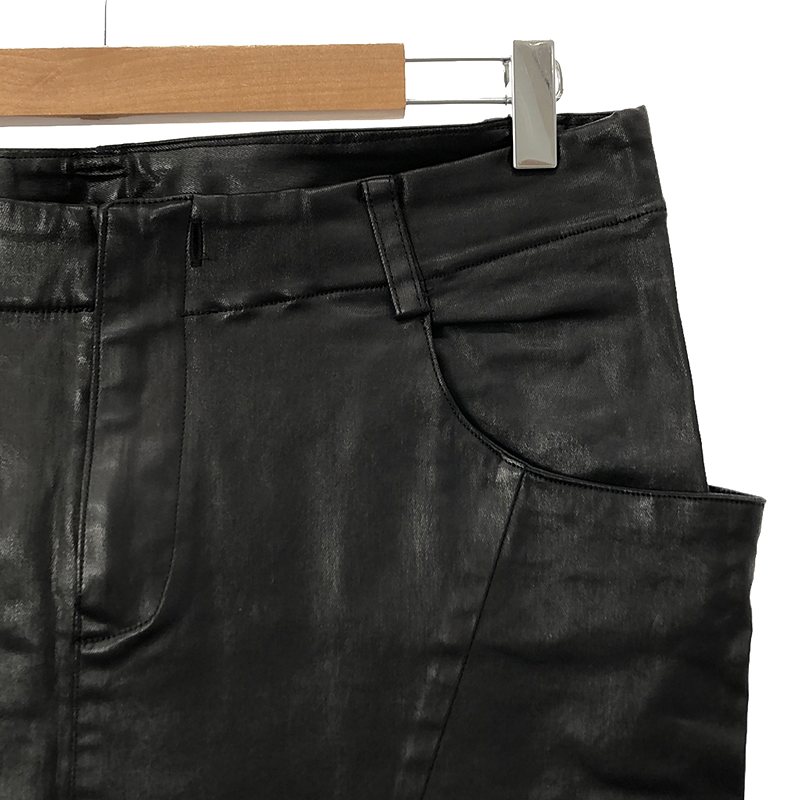 bajra / バジュラ コットンストレッチ コーティング サルエルパンツ