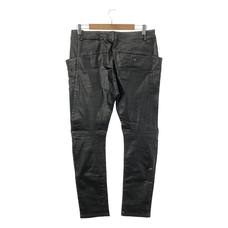 bajra / バジュラ コットンストレッチ コーティング サルエルパンツ