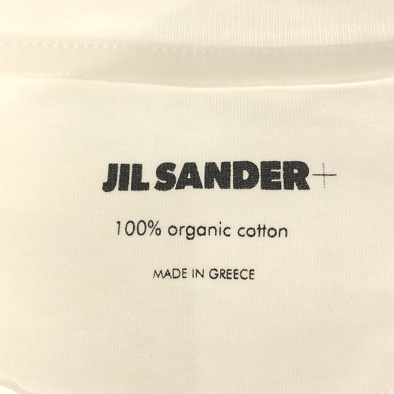 JIL SANDER+ / ジルサンダープラス ロゴラベル コットンクルーネック Tシャツ
