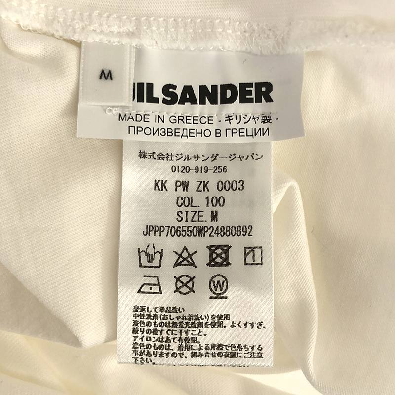 JIL SANDER+ / ジルサンダープラス ロゴラベル コットンクルーネック Tシャツ