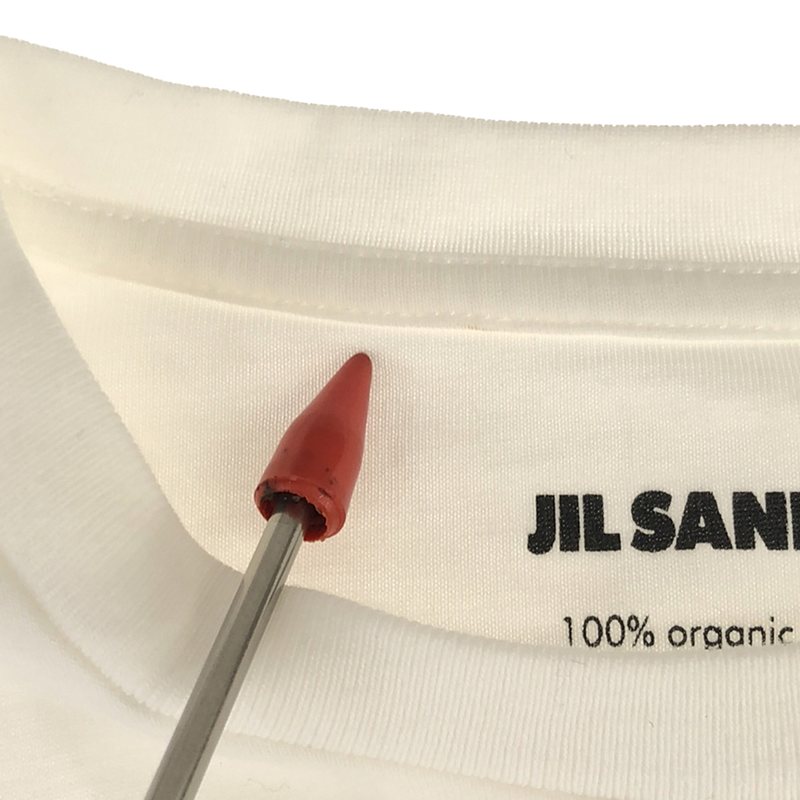 JIL SANDER+ / ジルサンダープラス ロゴラベル コットンクルーネック Tシャツ