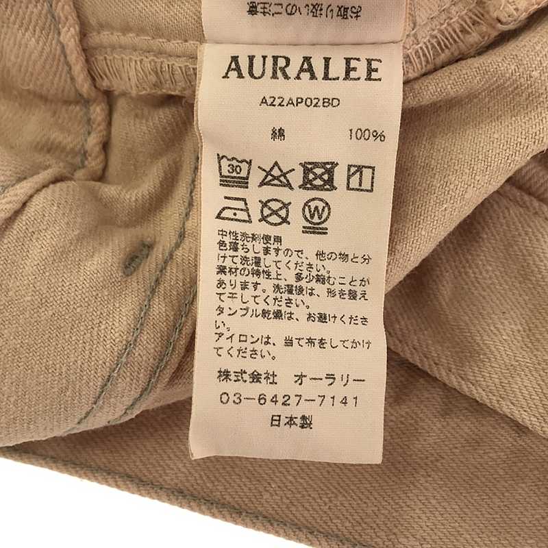 AURALEE / オーラリー BOTANICAL DYED SELVEDGE DENIM PANTS / ボタニカルダイ サベージ デニム パンツ