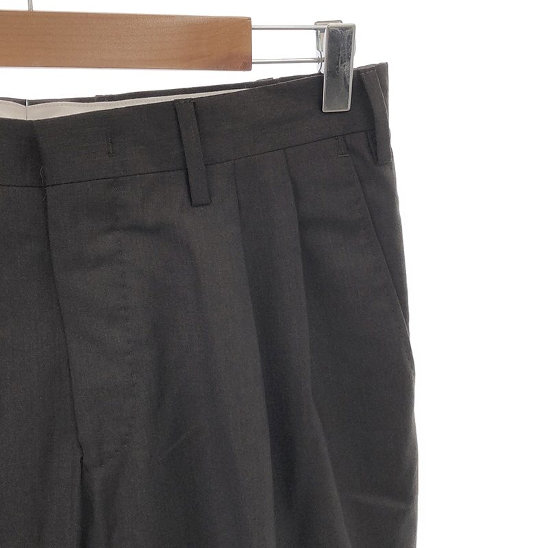 GERMANO / ジェルマーノ TRENDY FIT ウールストレッチ 2タック テーパードスラックス