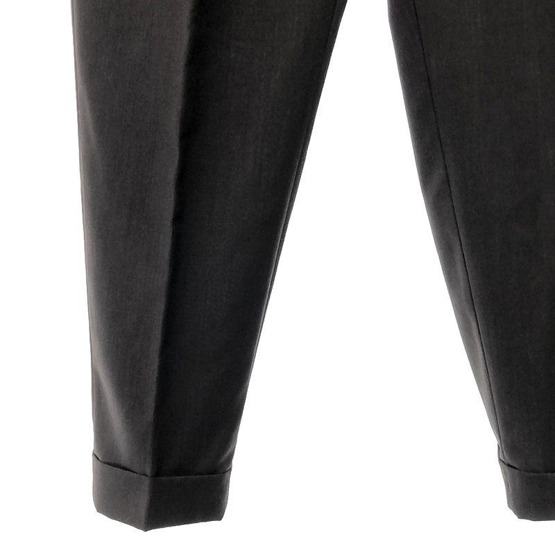 GERMANO / ジェルマーノ TRENDY FIT ウールストレッチ 2タック テーパードスラックス