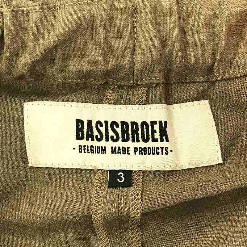 Basisbroek / バージスブルック ポリエステル ウール ストレッチ テーパード イージーパンツ