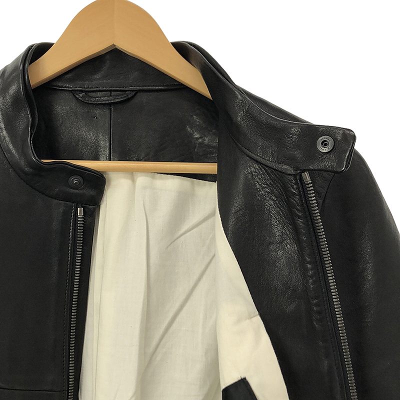 The Viridi-Anne / ザヴィリジアン ラムレザーシングルライダース ジャケット