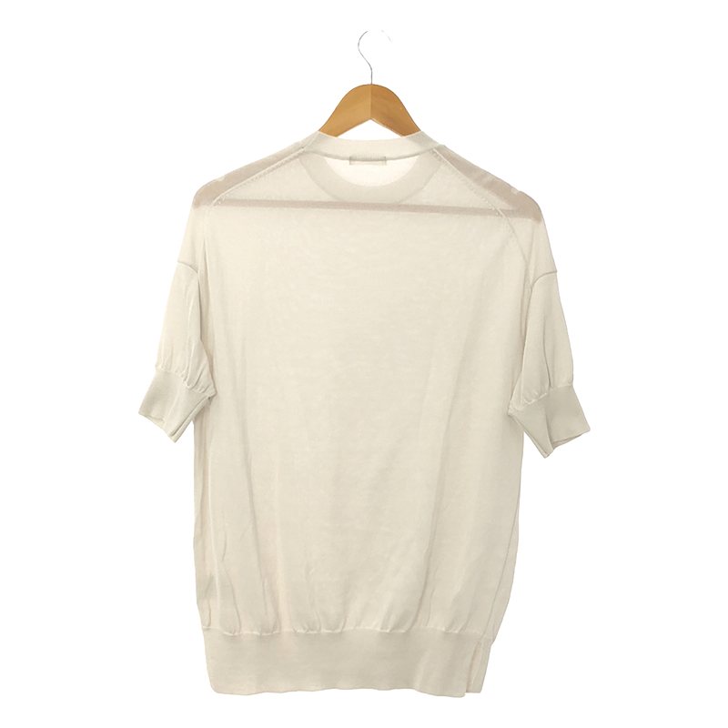 yori / ヨリ コットン パフスリーブ ニット トップス プルオーバー