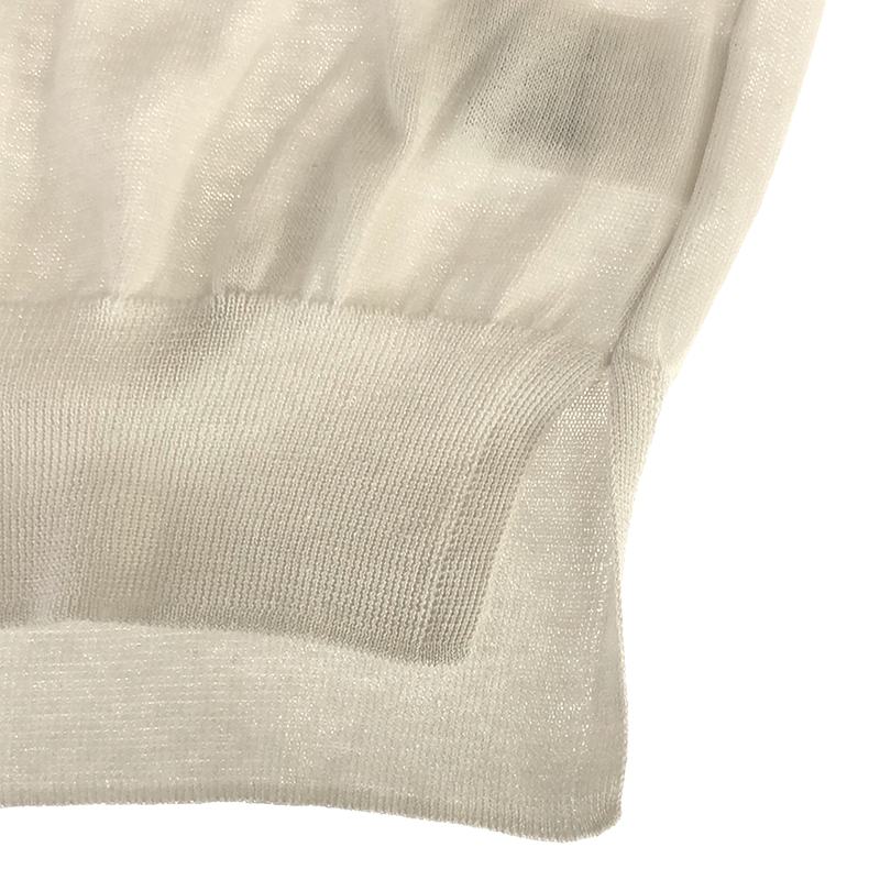 yori / ヨリ コットン パフスリーブ ニット トップス プルオーバー