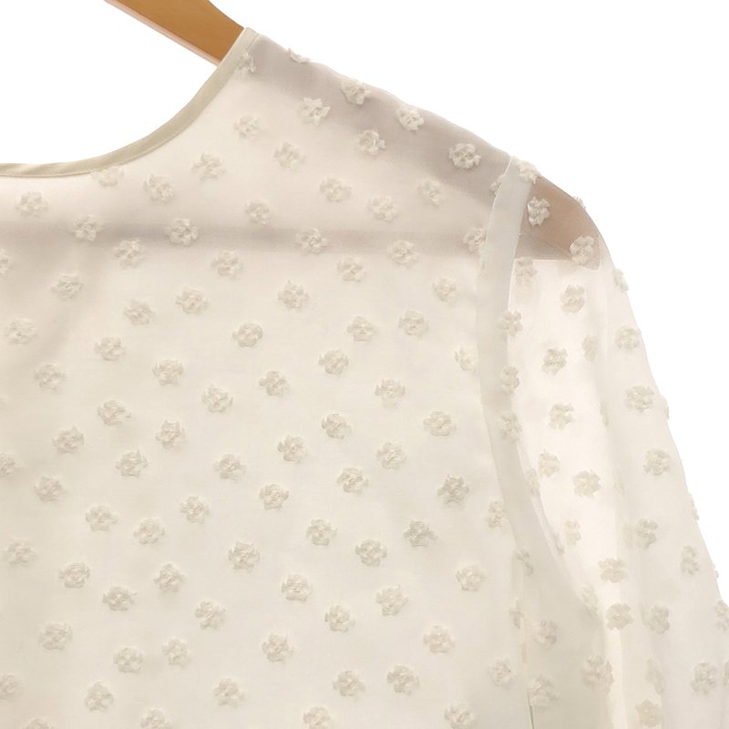 yori / ヨリ shirocon / フローラバックリボンブラウス / 裏地付き