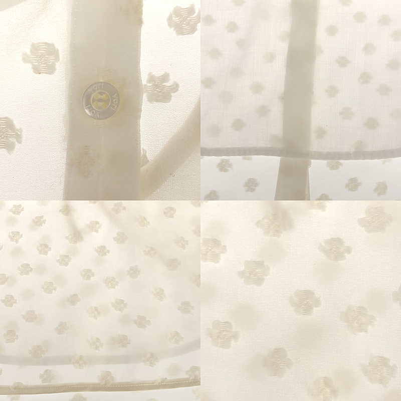 yori / ヨリ shirocon / フローラバックリボンブラウス / 裏地付き