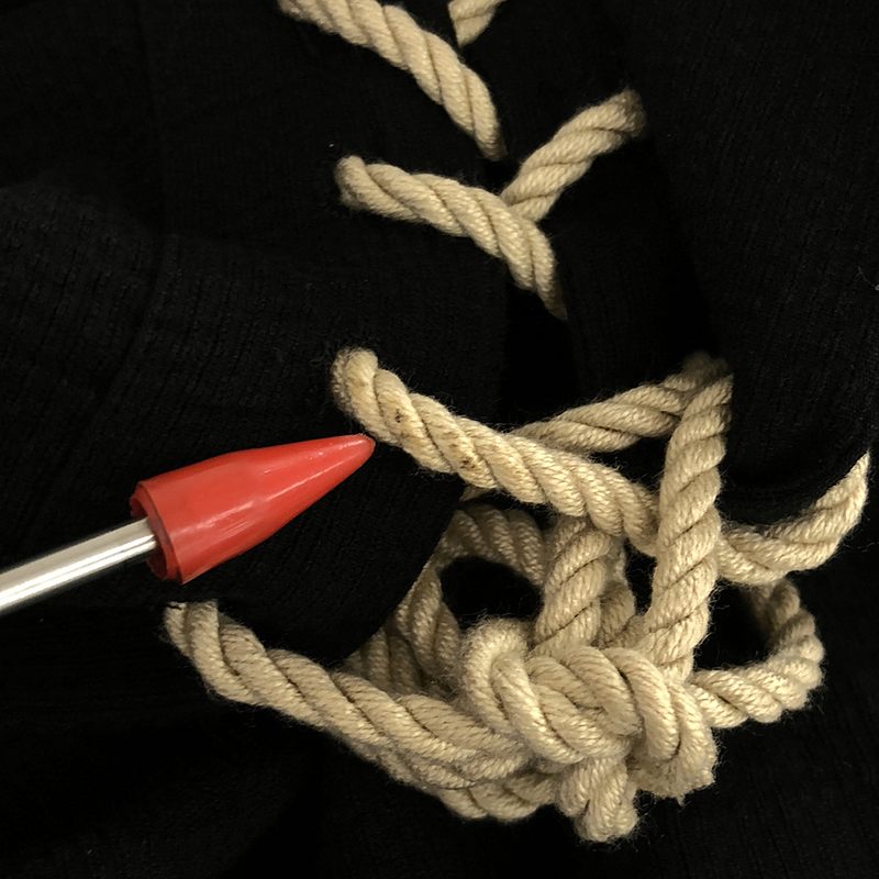 tous les deux ensemble / トゥレドゥアンサンブル リネン混 レースアップワンピース