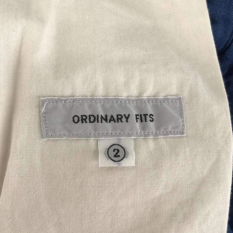 Ordinary fits / オーディナリーフィッツ インディゴ染め イージーパンツ