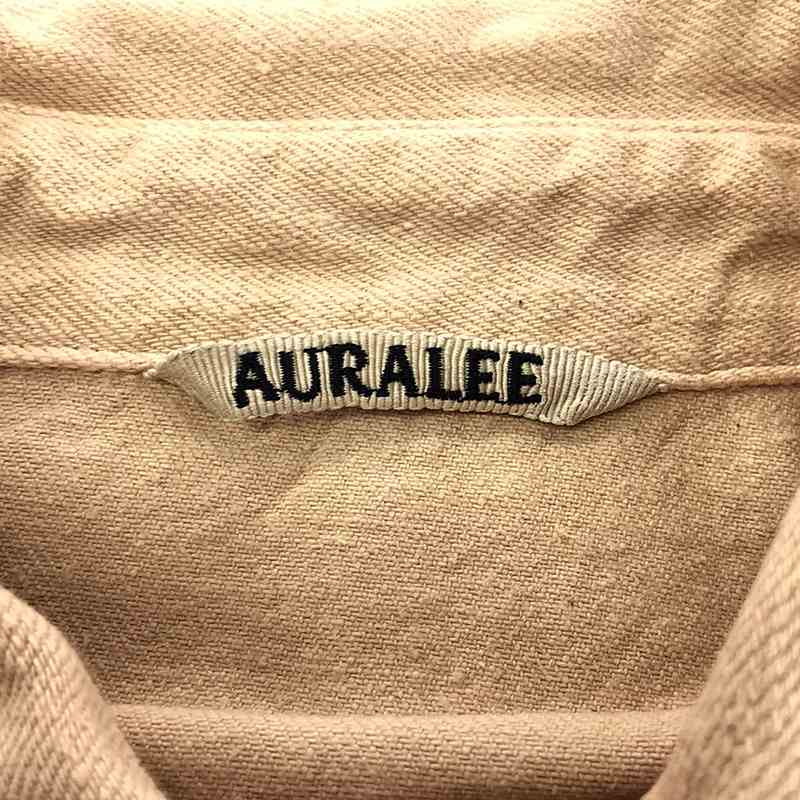 AURALEE / オーラリー BOTANICAL DYED SELVEDGE DENIM SHIRTS BLOUSON / ボタニカルダイ サベージ デニム シャツ ジャケット